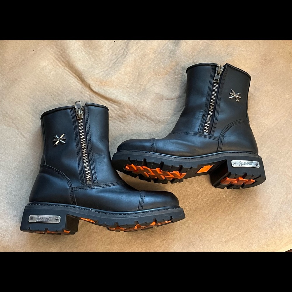Womens Steel Toe Motorcycle Boots